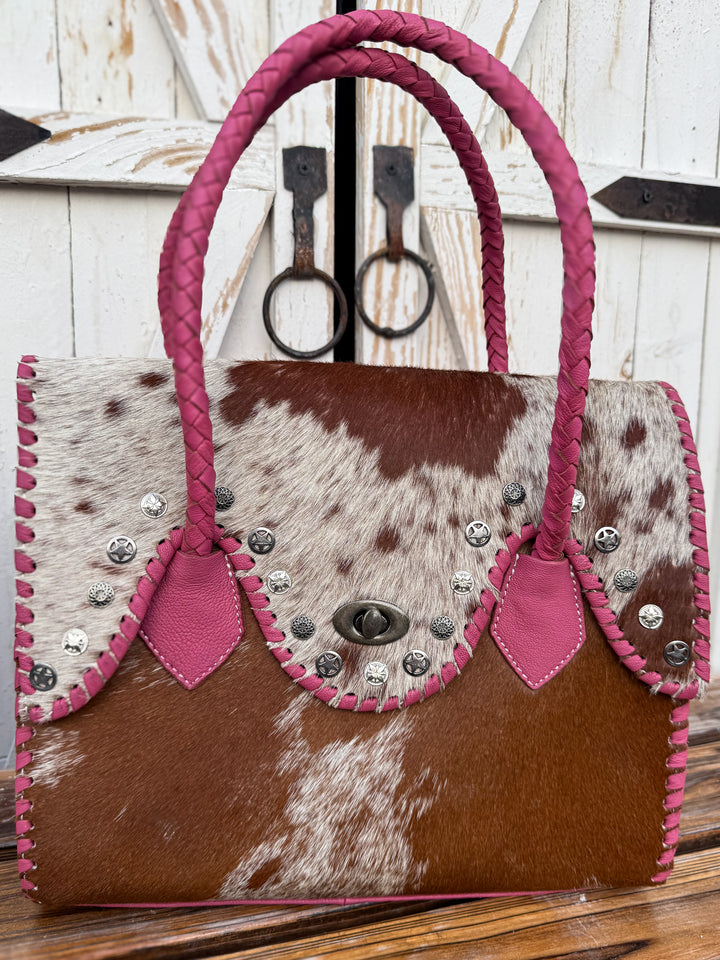 The Ranch Wife Carryall | Cowhide Concealed Carry Western Tote