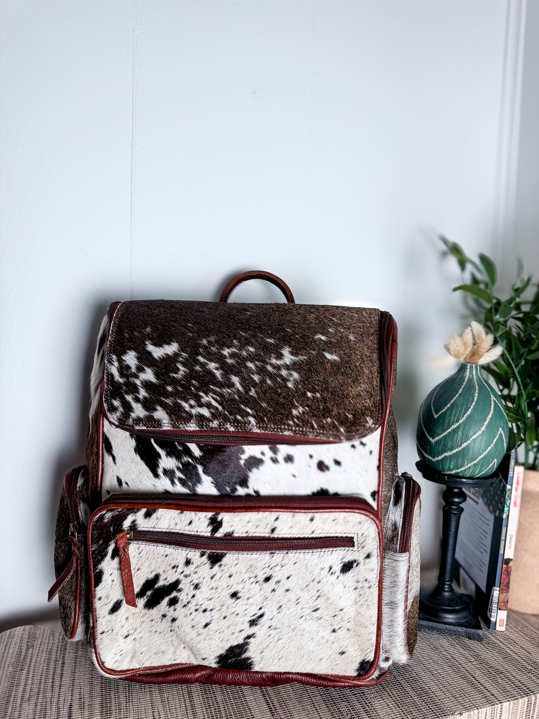 The Bubba Bag™ | Hair-On Cowhide & Genuine Leather Backpack
