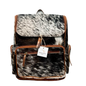 The Bubba Bag: Hair on Cowhide Leather Backpack