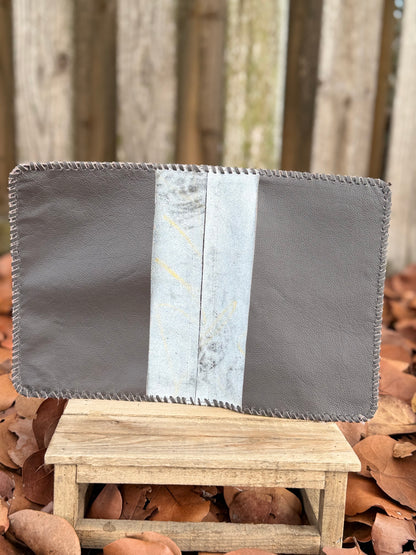 Handmade Cowhide & Chocolate Leather Bible Cover – Large Print Bible or Composition Notebook Sleeve