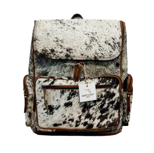 The Bubba Bag: Hair on Cowhide Backpack