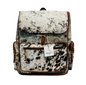 The Bubba Bag: Hair on Cowhide Leather All Adventures Backpack