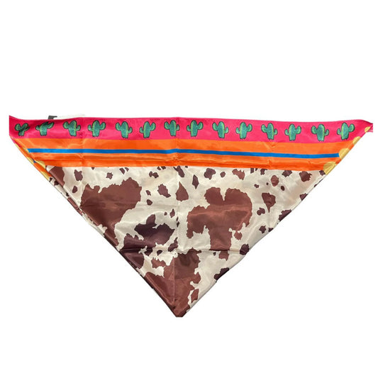 Cow Print Cactus Wild Rags