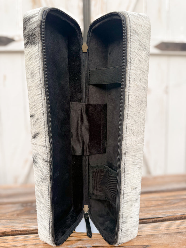 The Wild Hair Tool Box | Western Cowhide Hair Tool Travel Case