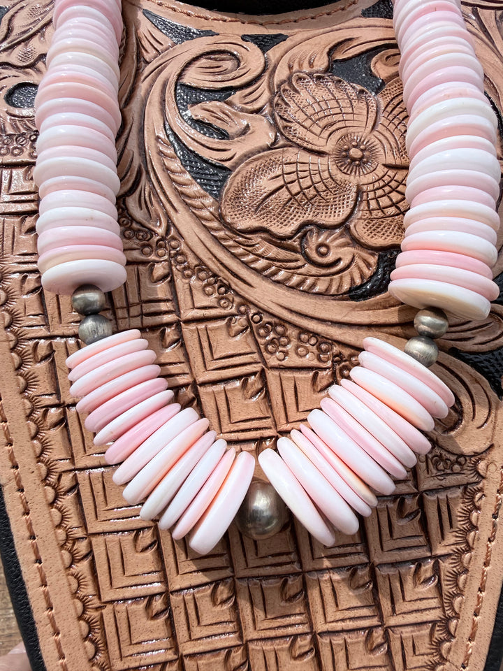 Pink Conch Shell Necklace | Choose your style | USA Handmade