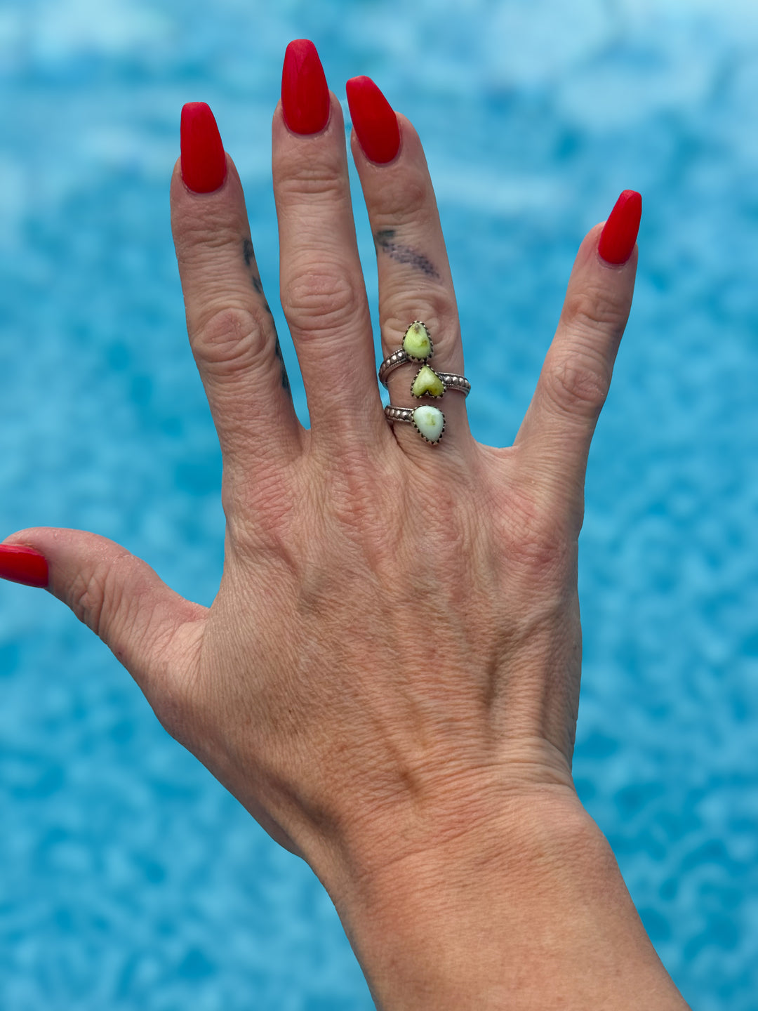 Palomino & Sterling Silver Size 6 Adjustable Bypass Ring