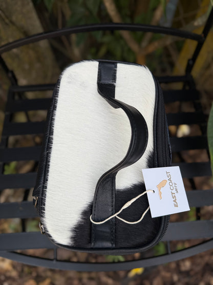 Road Ready Makeup Case : Cowhide and Leather Makeup Storage Case