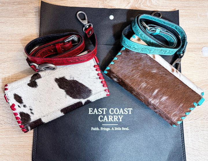 The Quick Draw | Cowhide Crossbody Wallet
