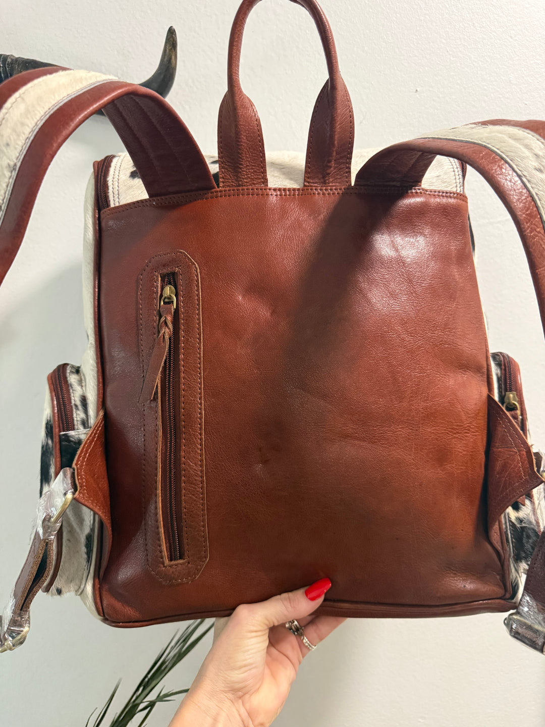 The Bubba Bag™ | Hair-On Cowhide & Genuine Leather Backpack