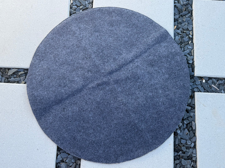 The Cove Round Rug – Genuine Cowhide Patchwork Rug – Approx. 3 Ft Round