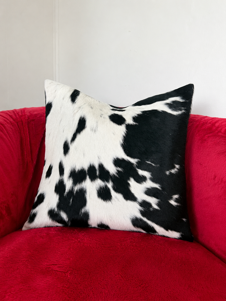 The Homestead Cowhide Pillow Cover
Genuine Hair-On Hide & Leather Back | 15x15