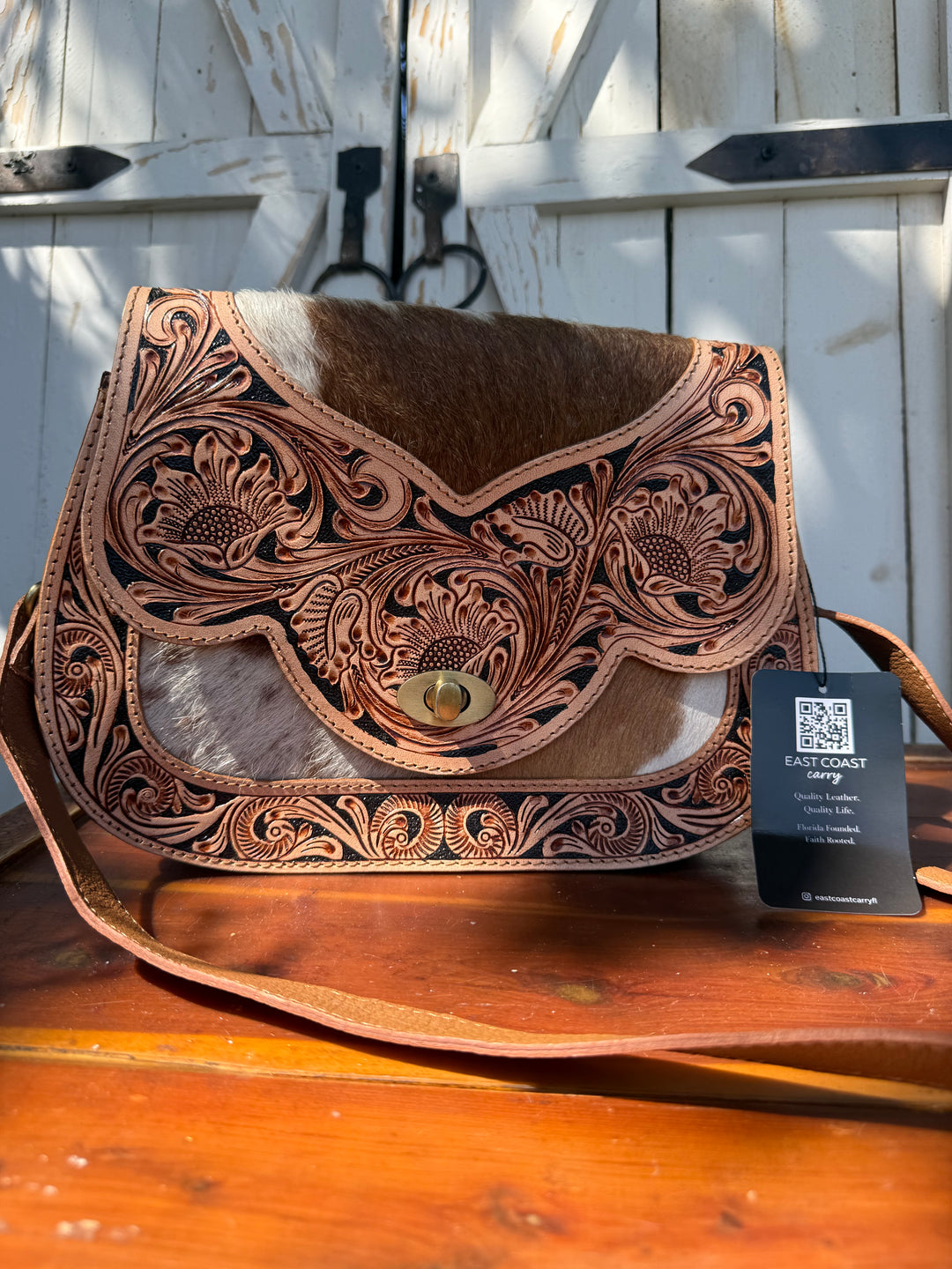 The Saddle Blossom Crossbody