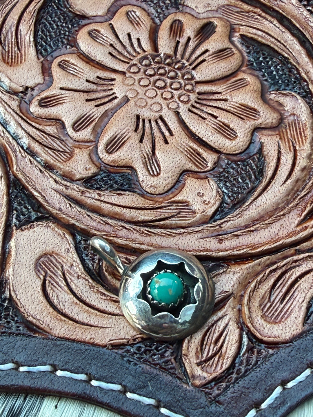 Sterling Silver Mini Naive Necklace Pendant | Spiny Oyster, Pink Opal, Turquoise