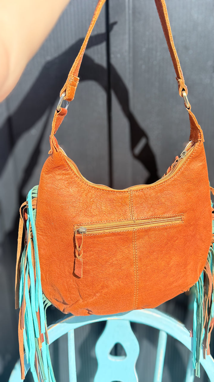 Copperhead Road | Cowhide Fringe Shoulder Purse