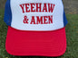 Yeehaw & Amen Foam trucker hat