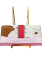 Palm Beach Rodeo : Recycled Leather and Cowhide Color Block  Wallet