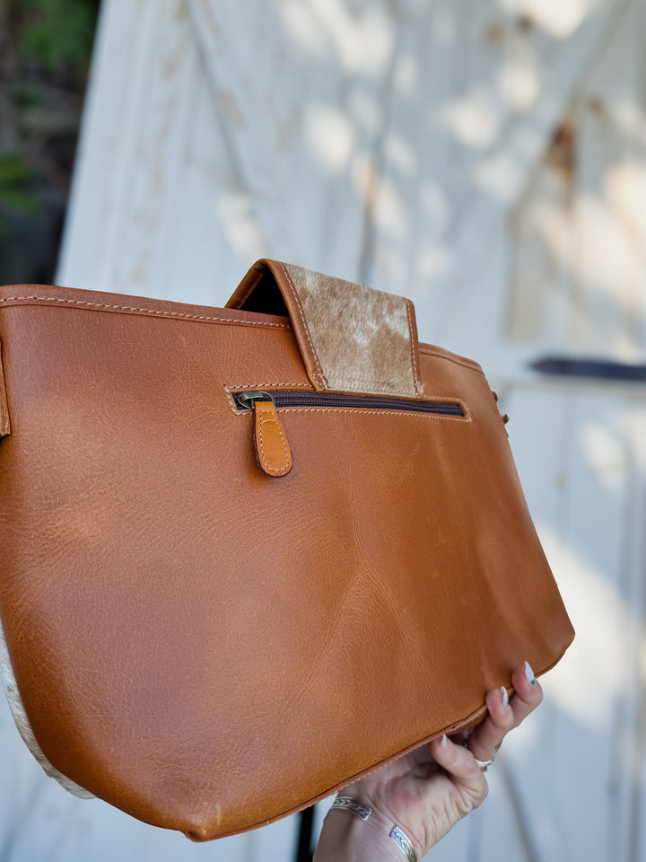 The Outlaw Parent™ Cowhide Stroller Bag