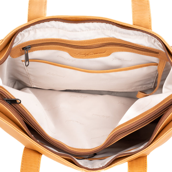 Concealed Carry Norah Leather Tote by Lady Conceal